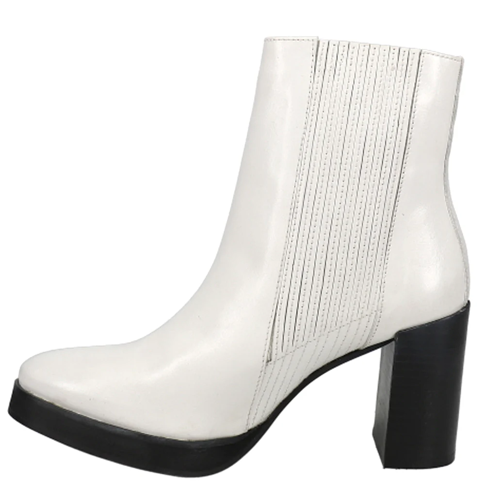 Ava Round Toe Chelsea Booties - Image 3