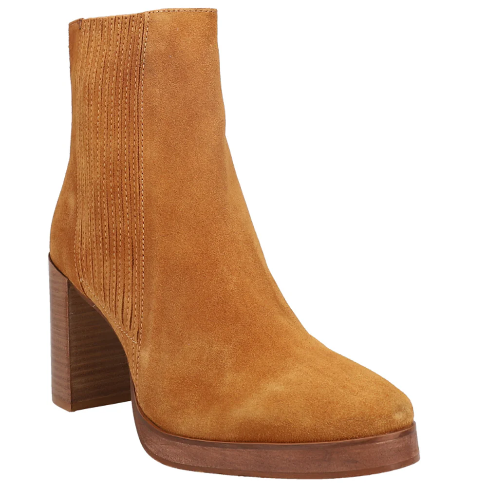 Ava Round Toe Chelsea Booties - Image 2