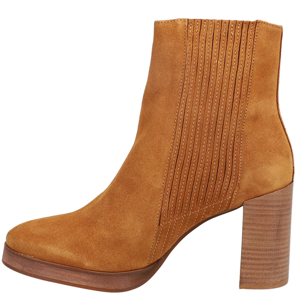 Ava Round Toe Chelsea Booties - Image 3
