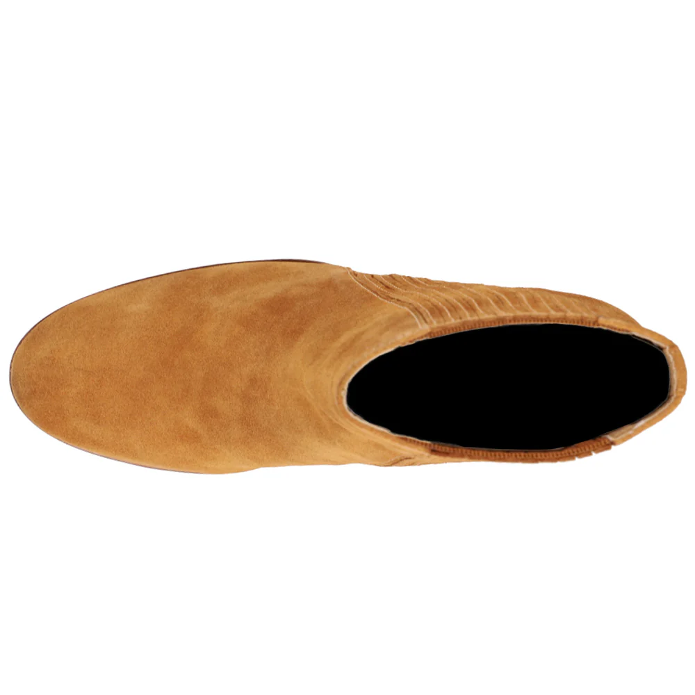 Ava Round Toe Chelsea Booties - Image 4