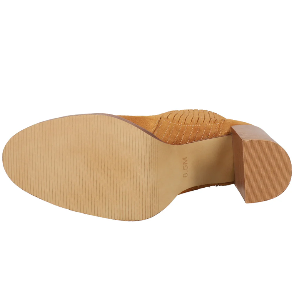 Ava Round Toe Chelsea Booties - Image 5
