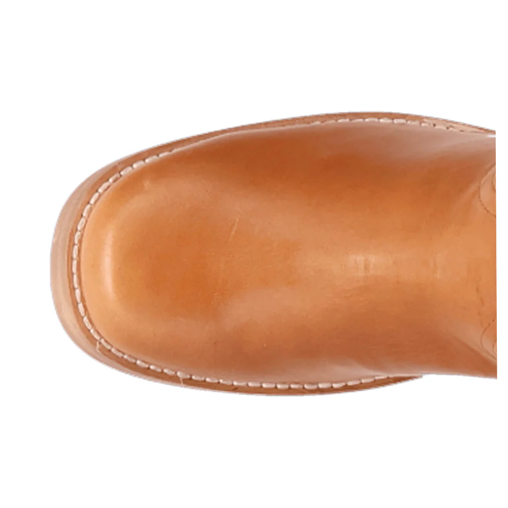 Avalon Embroidered Round Toe Pull On Boots - Image 4