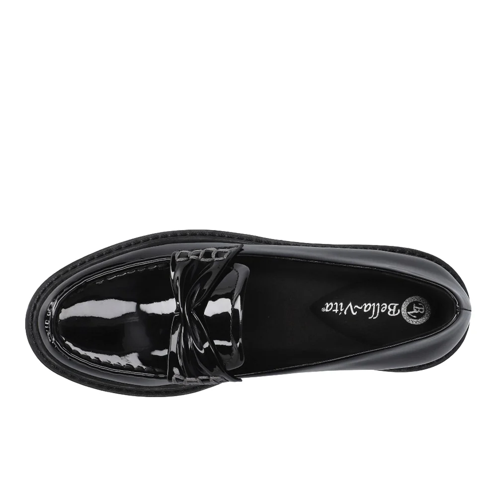 Avalon Lug Platform Slip On Loafers - Image 4