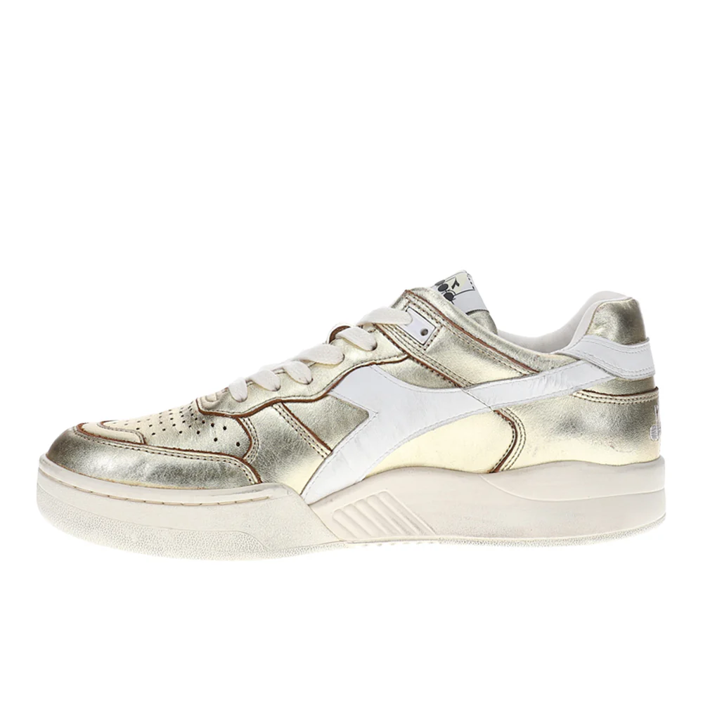 B.560 Metal Metallic Lace Up Sneakers - Image 3