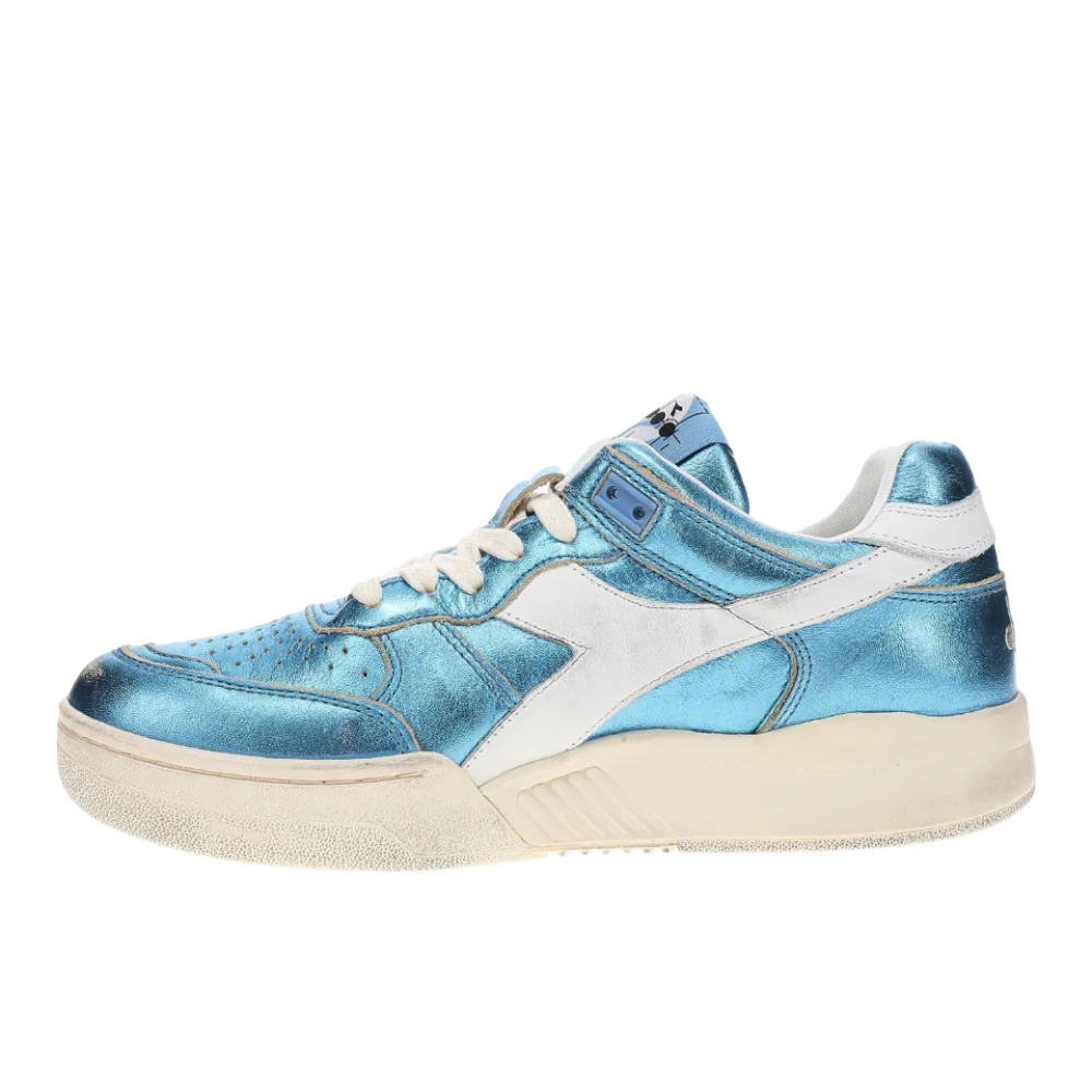 B.560 Metallic Lace Up Sneakers - Image 3