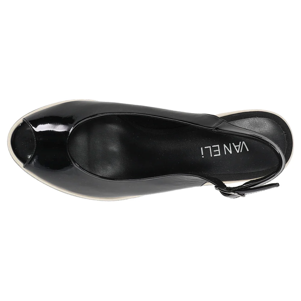 Baise Peep Toe Slingback Pumps - Image 4