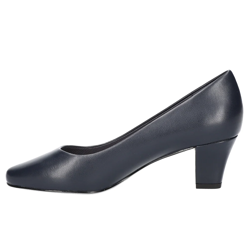 Ballari Round Toe Block Heel Pumps - Image 3