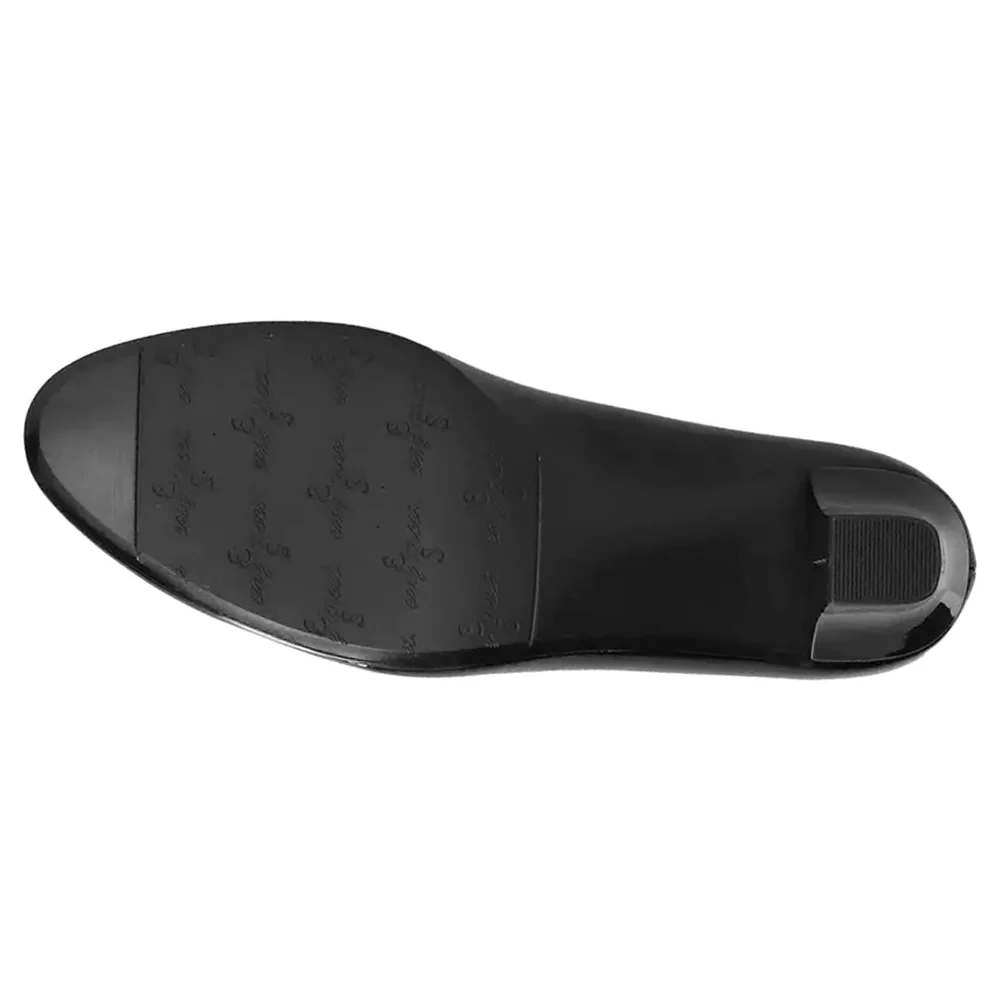 Ballari Round Toe Block Heel Pumps - Image 5