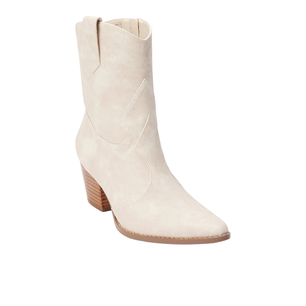 Bambi Pointed Toe Zippered Cowboy Booties - Image 2
