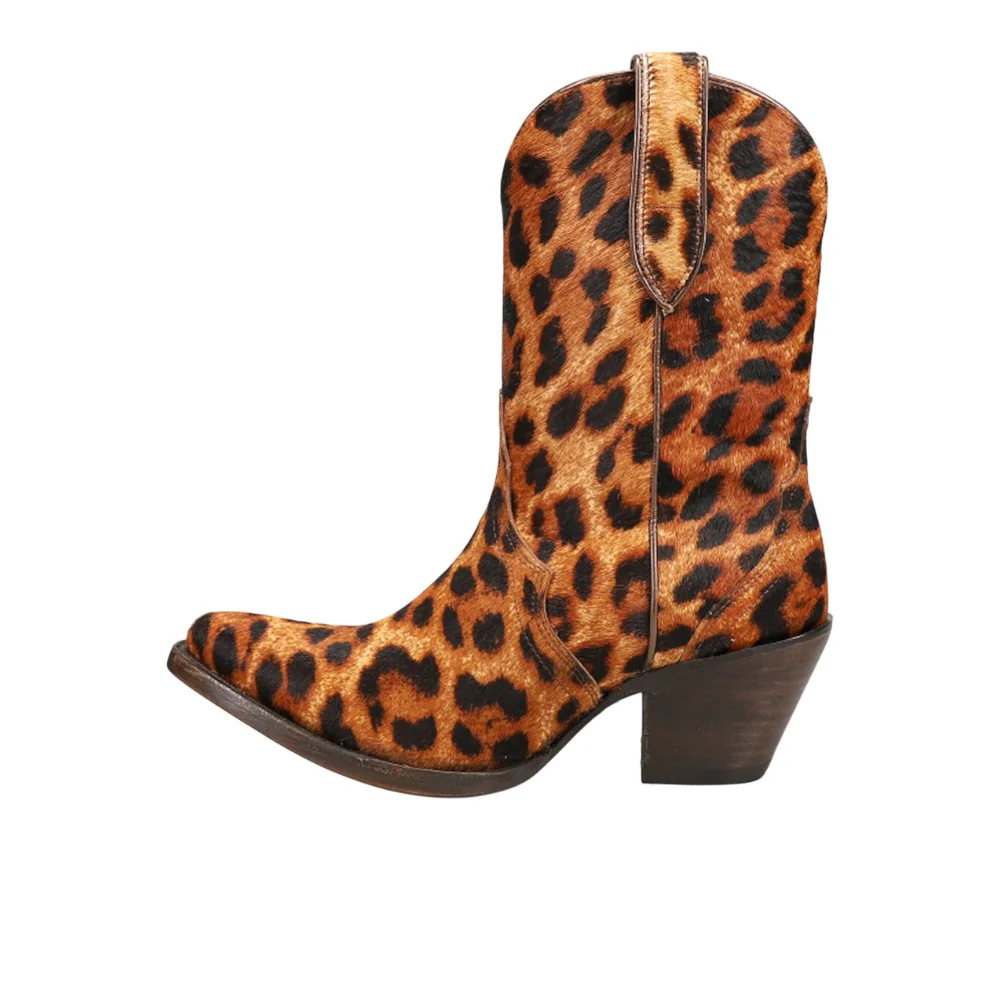 Bandida Leopard Pointed Toe Cowboy Boots - Image 3