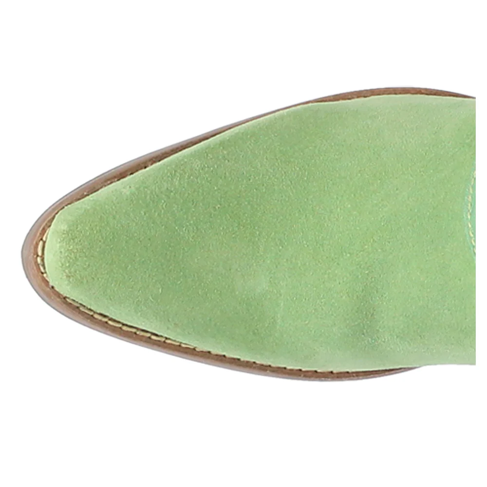 Bandida Paisley Studded Round Toe Cowboy Booties - Image 4