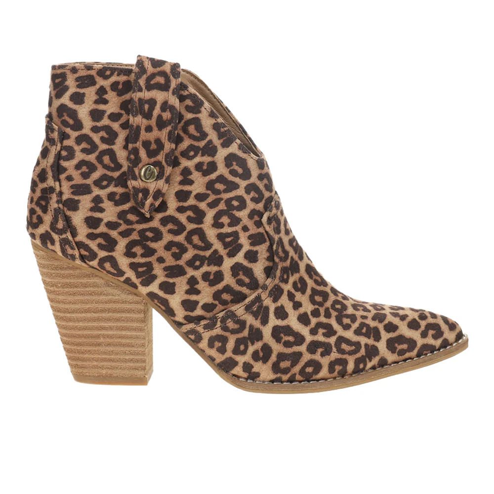 Bar Hoppin Leopard Pointed Toe Boots