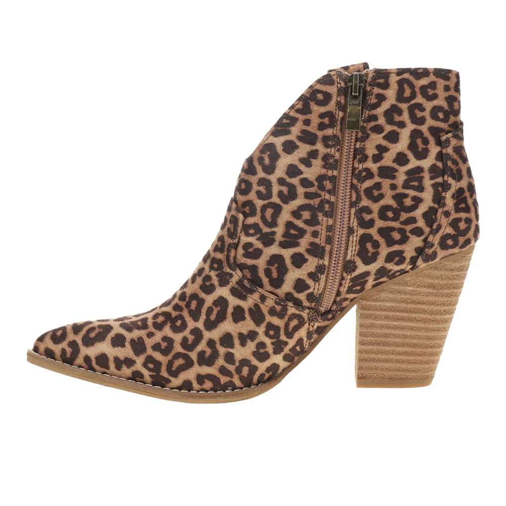 Bar Hoppin Leopard Pointed Toe Boots - Image 3