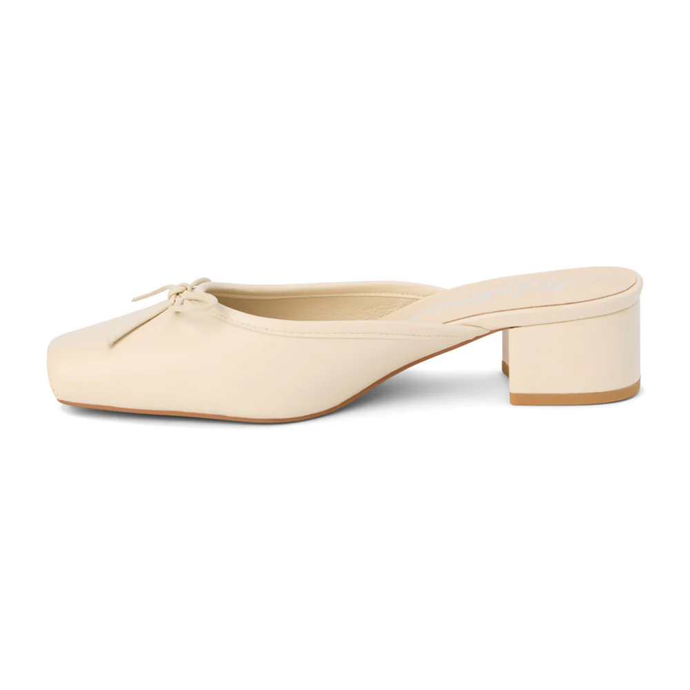 Basilio Square Toe Block Heel Mules - Image 3