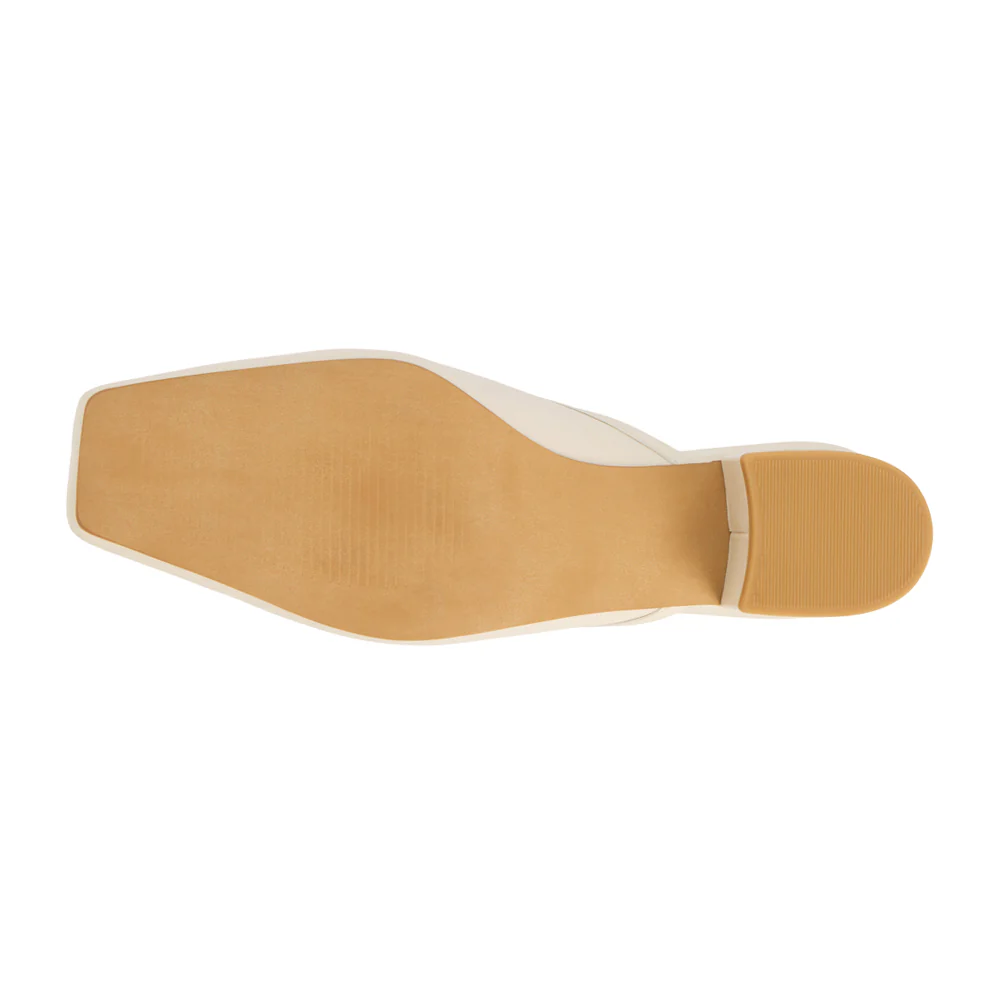 Basilio Square Toe Block Heel Mules - Image 5