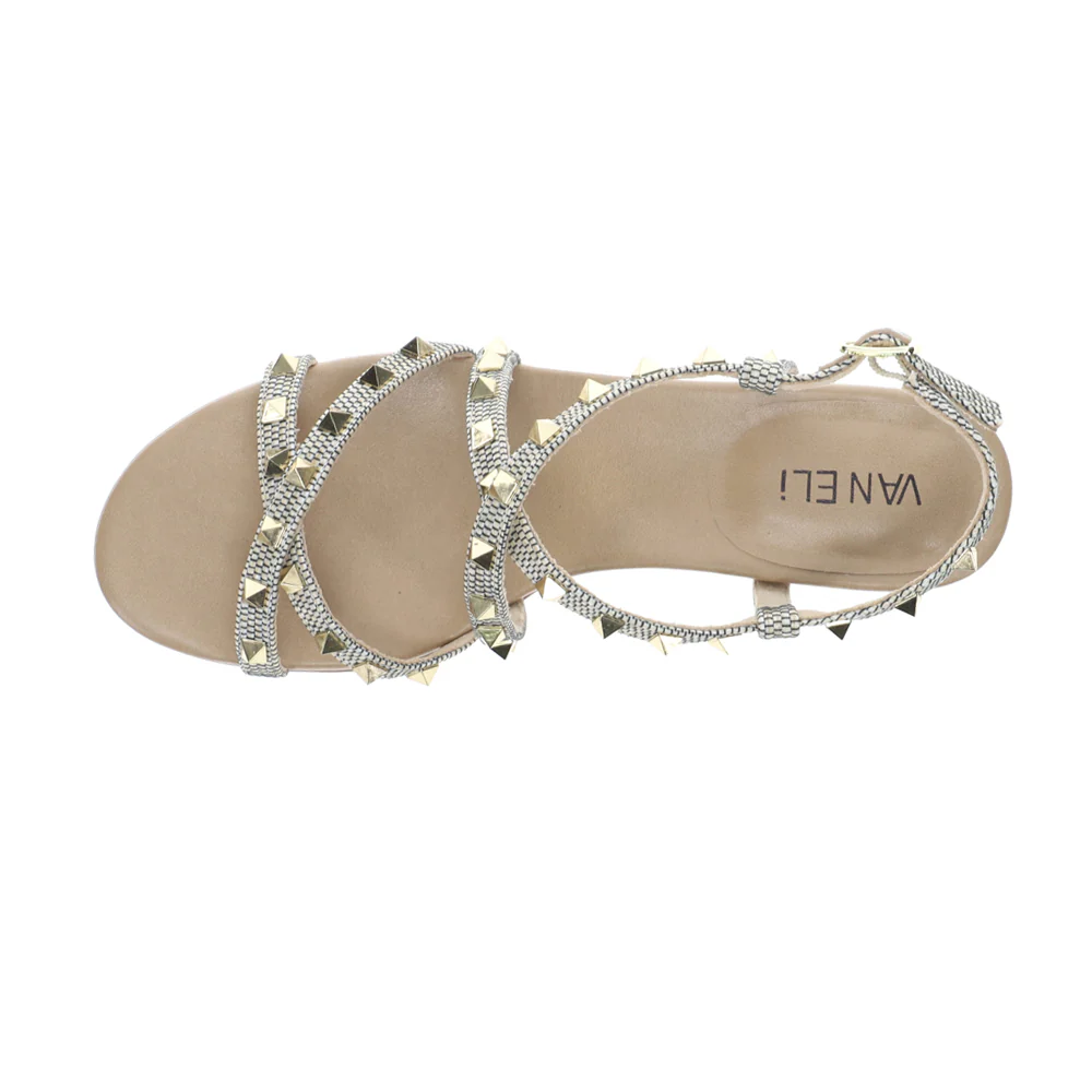 Basira Studded Strappy Sandals - Image 4