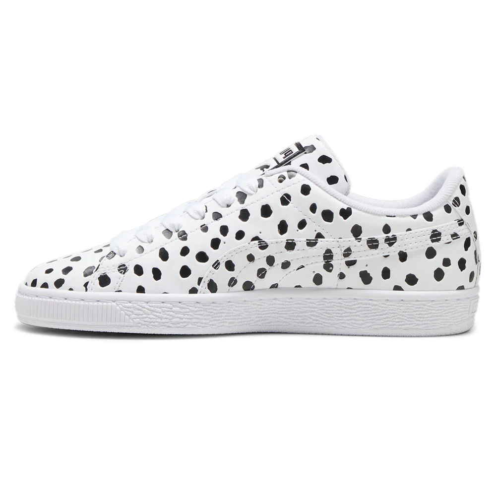 Basket Dalmatian Polka Dot Lace Up Sneakers - Image 3