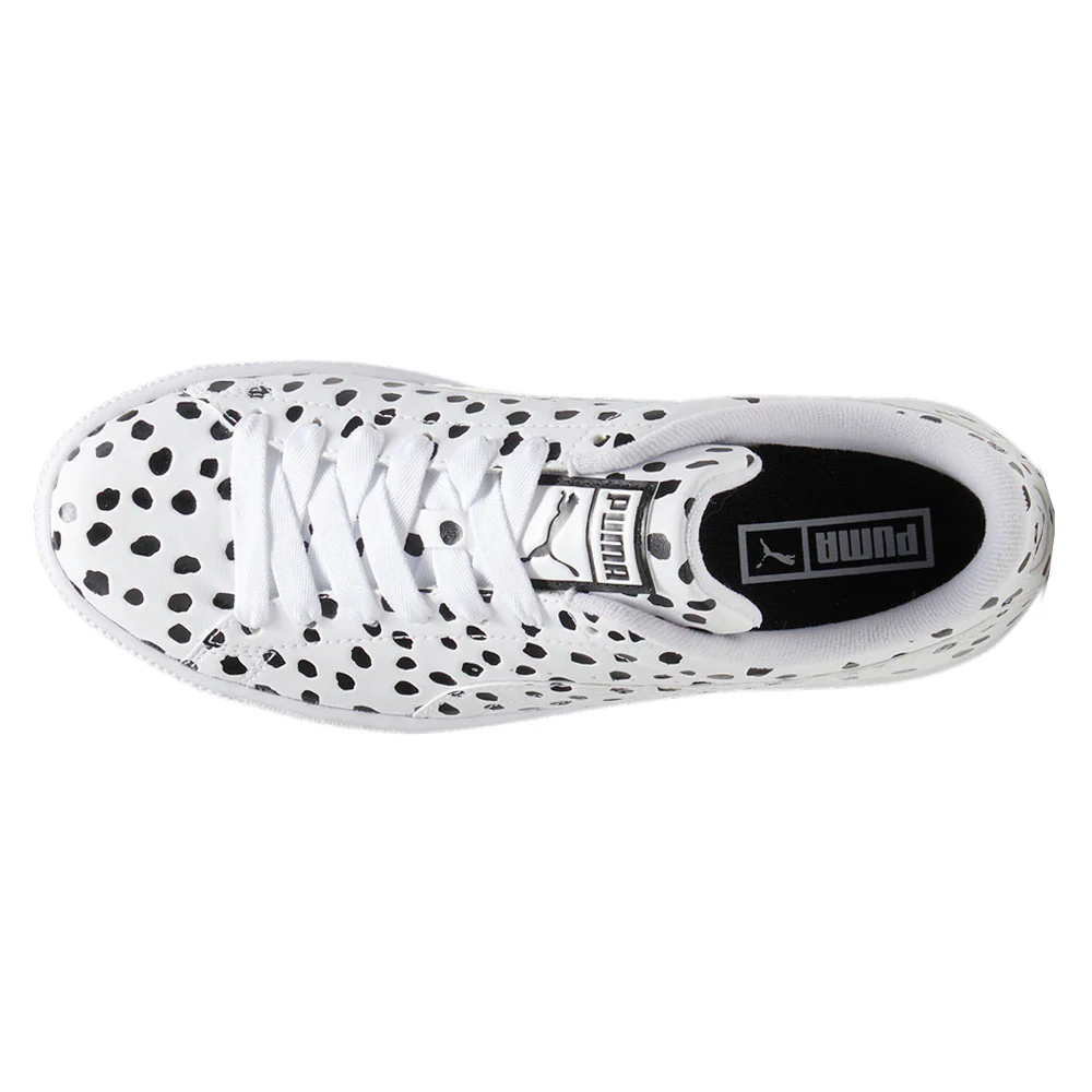 Basket Dalmatian Polka Dot Lace Up Sneakers - Image 4