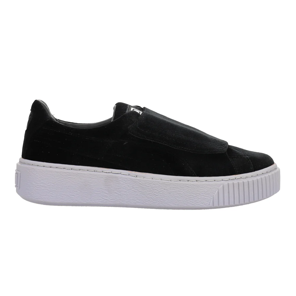 Basket Strap Velvet Rope Platform Sneakers