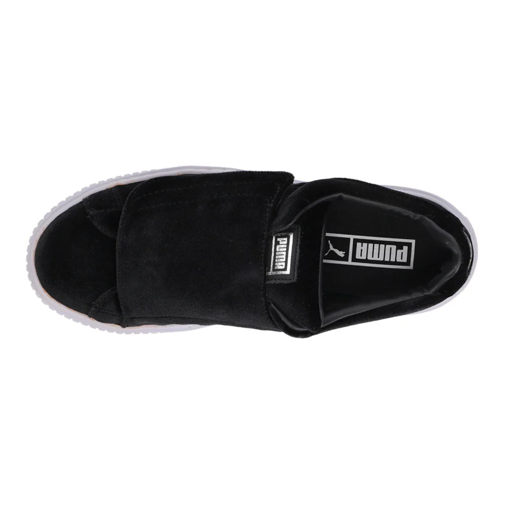 Basket Strap Velvet Rope Platform Sneakers - Image 4