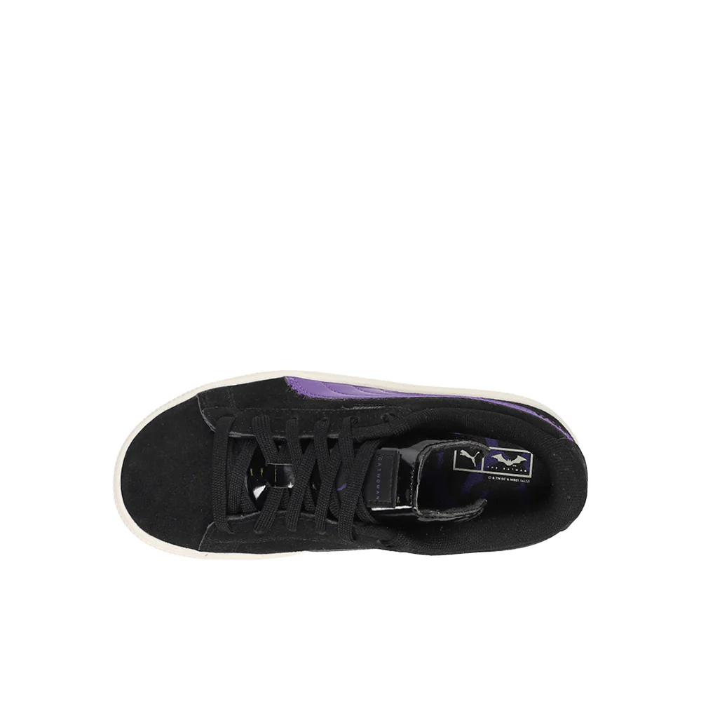 PUMA X BATMAN Suede Classic Catwoman Lace Up Sneakers (Little Kid) - Image 4