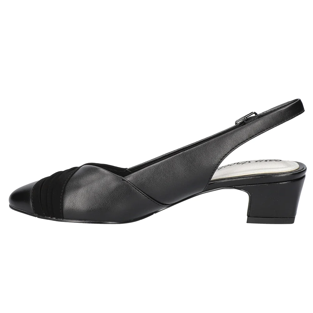 Bates Round Toe Slingback Pumps - Image 3