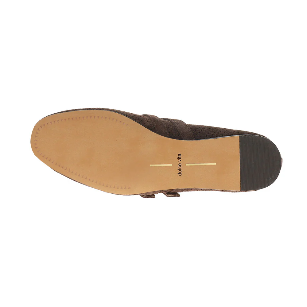 Baylee Grommet Perforated Mary Jane Ballet Flats - Image 5