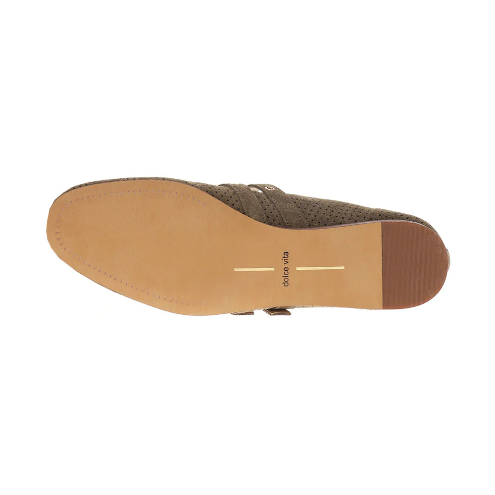 Baylee Grommet Perforated Mary Jane Ballet Flats - Image 5