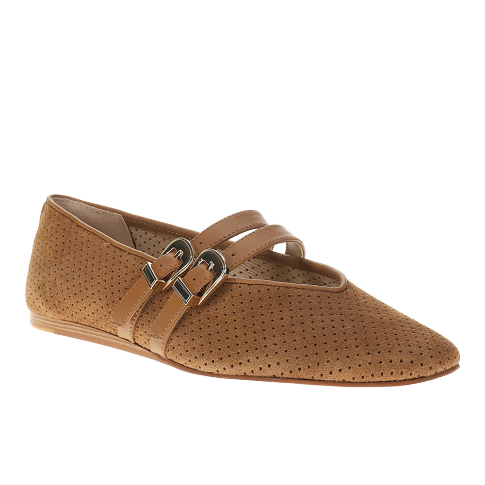 Baylee Perforated Mary Jane Ballet Flats - Image 2