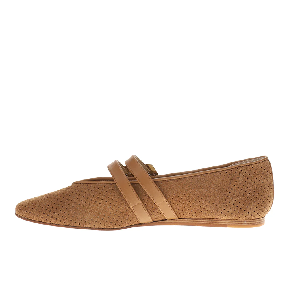 Baylee Perforated Mary Jane Ballet Flats - Image 3