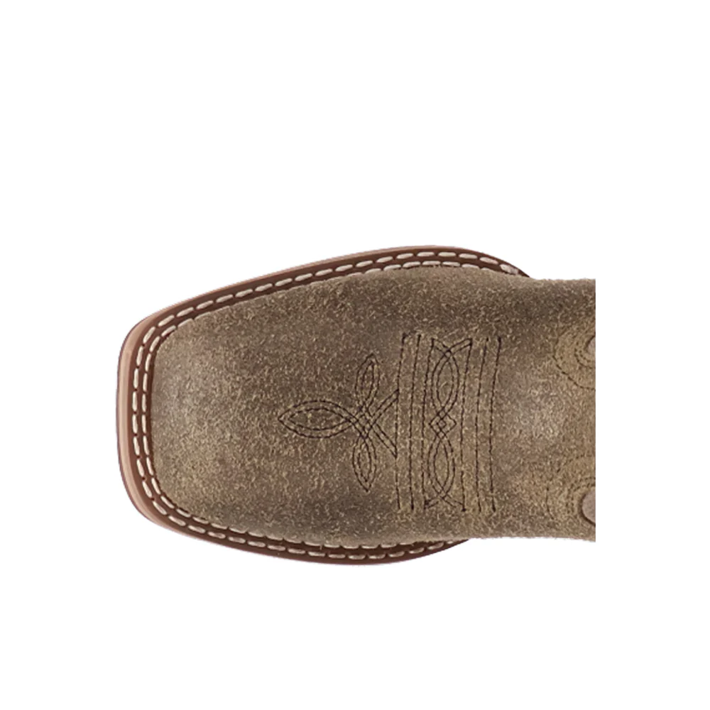 Beasley Embroidered Pull On Square Toe Cowboy Boots (Little Kid - Big Kid) - Image 4