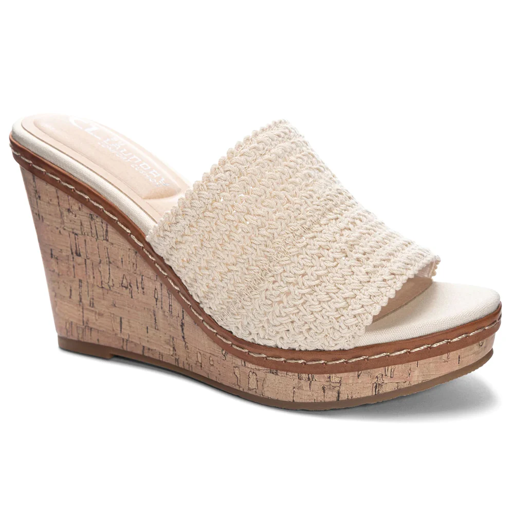 Beginning Macarame Wedge Sandals - Image 2