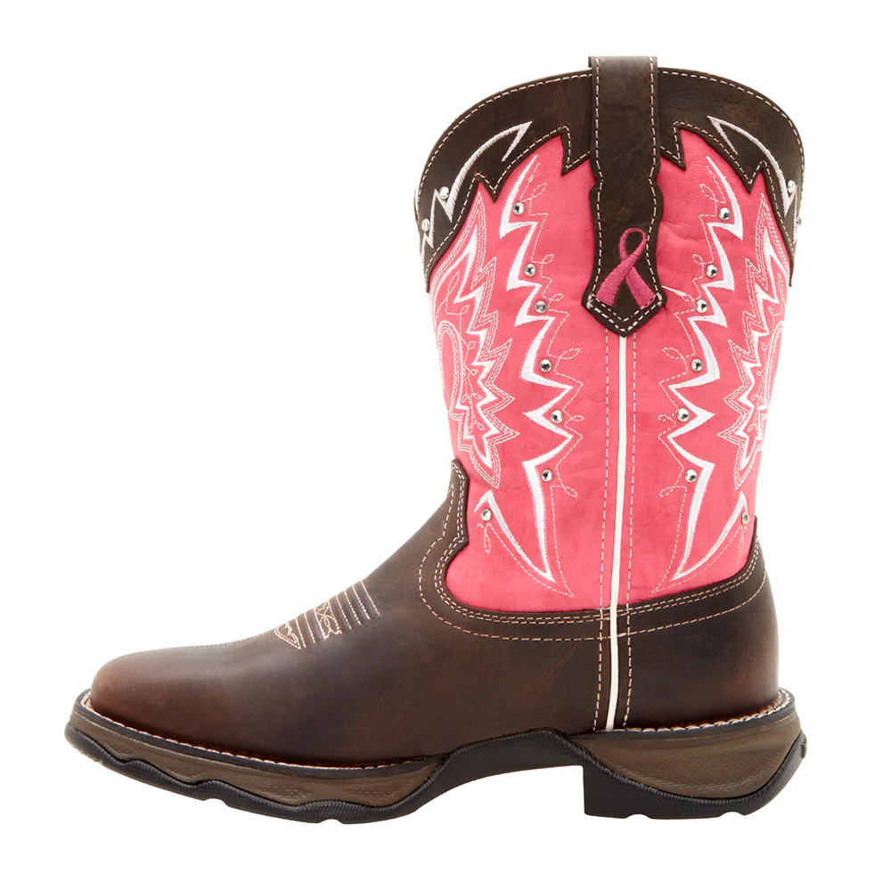 Benefiting Stefanie Spielman Square Toe Cowboy Boots - Image 4