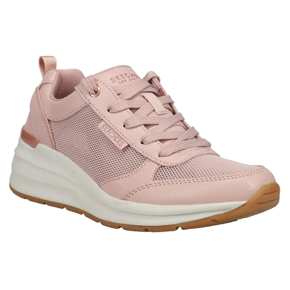 Billion Subtle Spots Perforated Lace Up Wedge Sneakers - Image 2