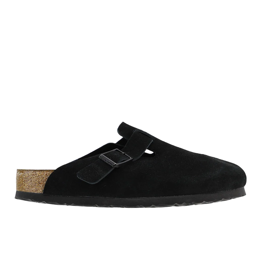 Boston Soft Footbed Suede Leather Clogs
