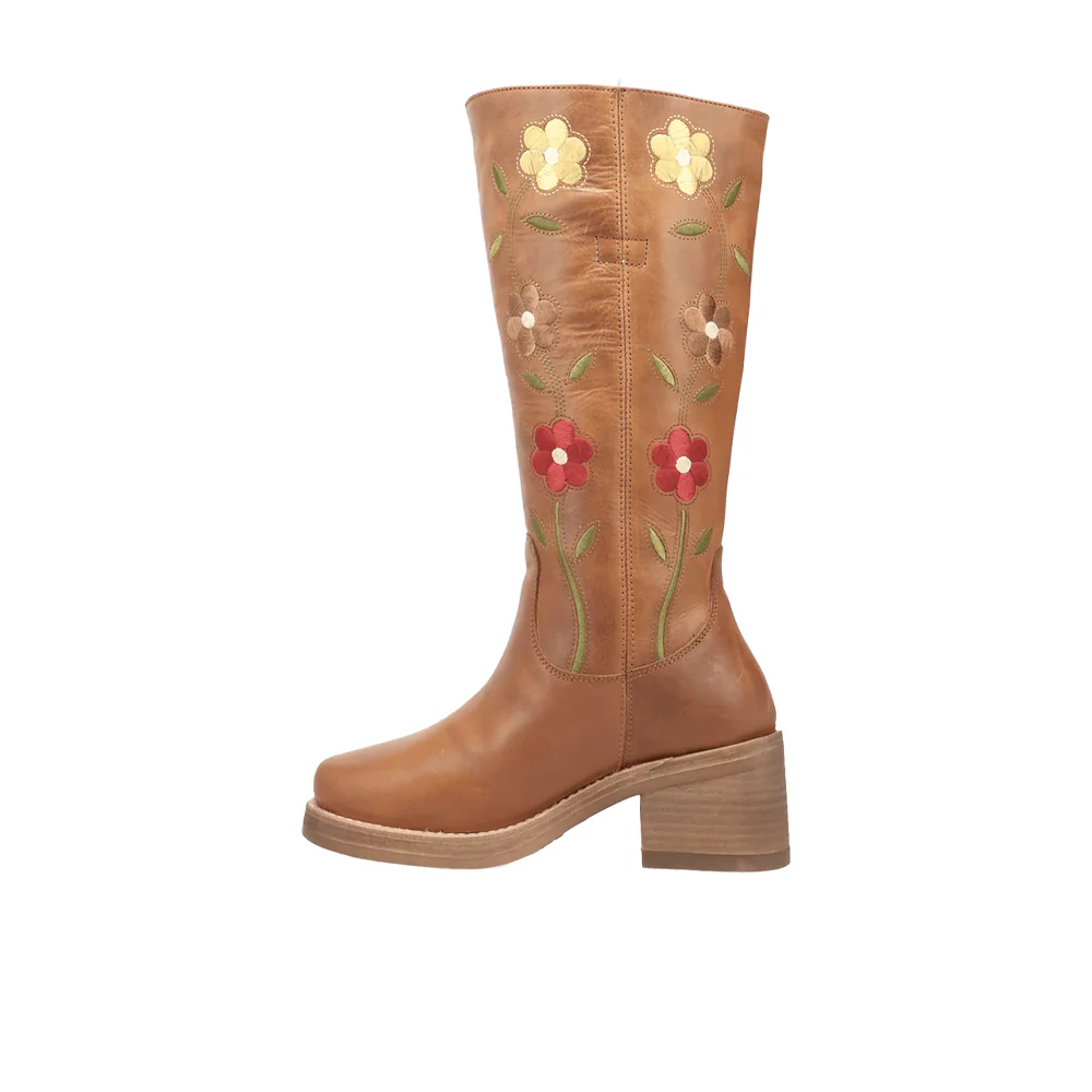 Bloom Leather Round Toe Cowboy Boots - Image 3