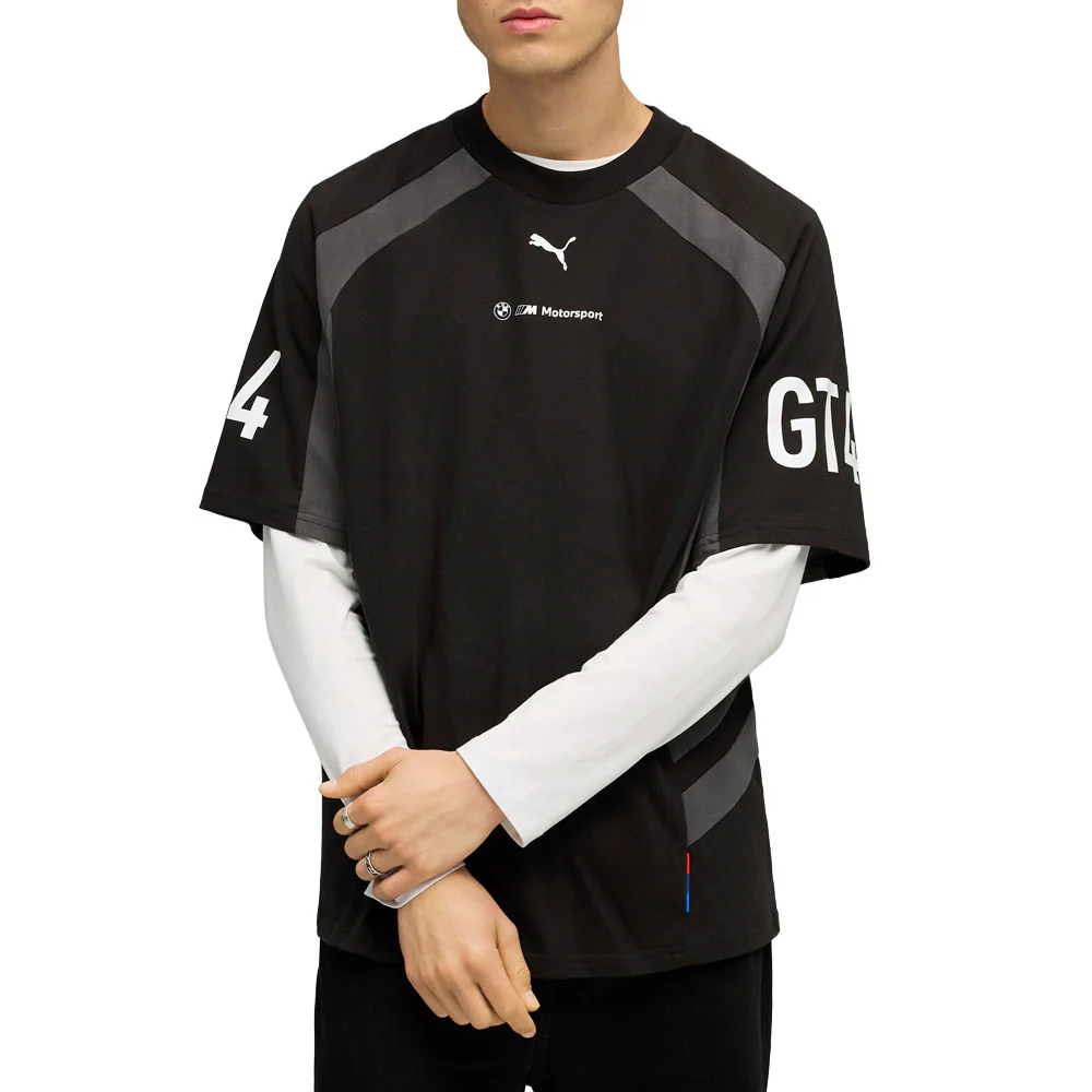 BMW M Motorsport Lifestyle Crew Neck Long Sleeve T-Shirt - Image 3