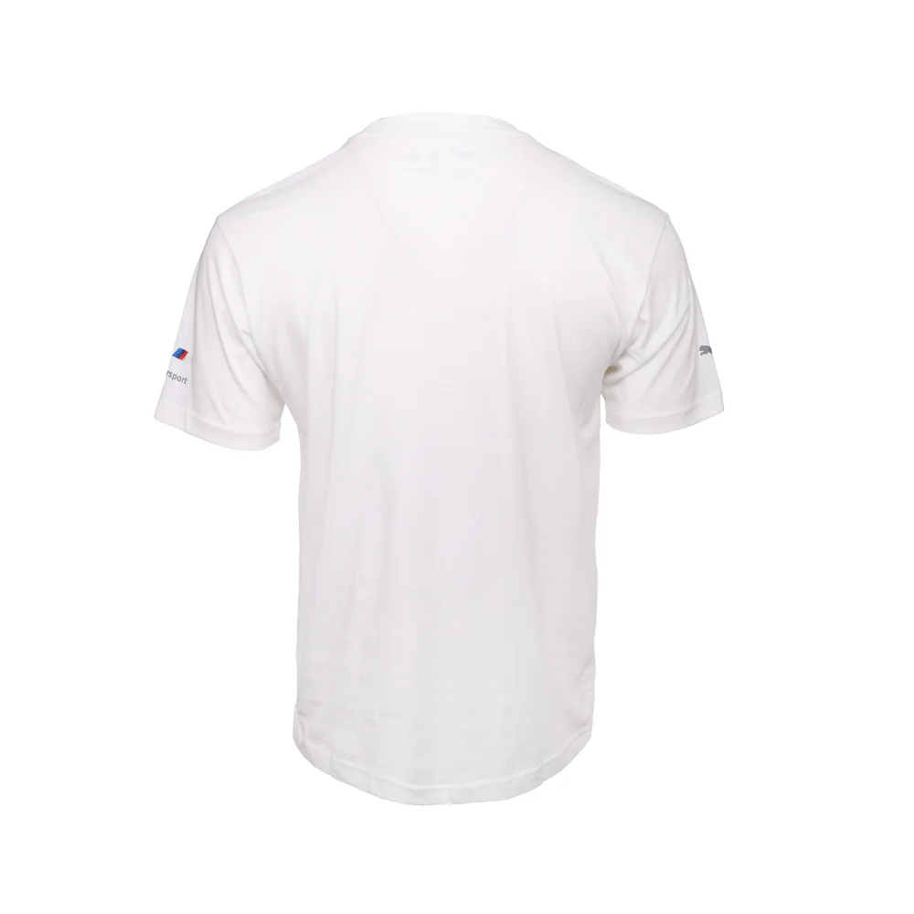 BMW M Motorsport Stacked Lux Logo Crew Neck Short Sleeve T-Shirt - Image 2