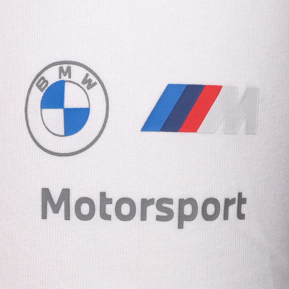 BMW M Motorsport Stacked Lux Logo Crew Neck Short Sleeve T-Shirt - Image 4