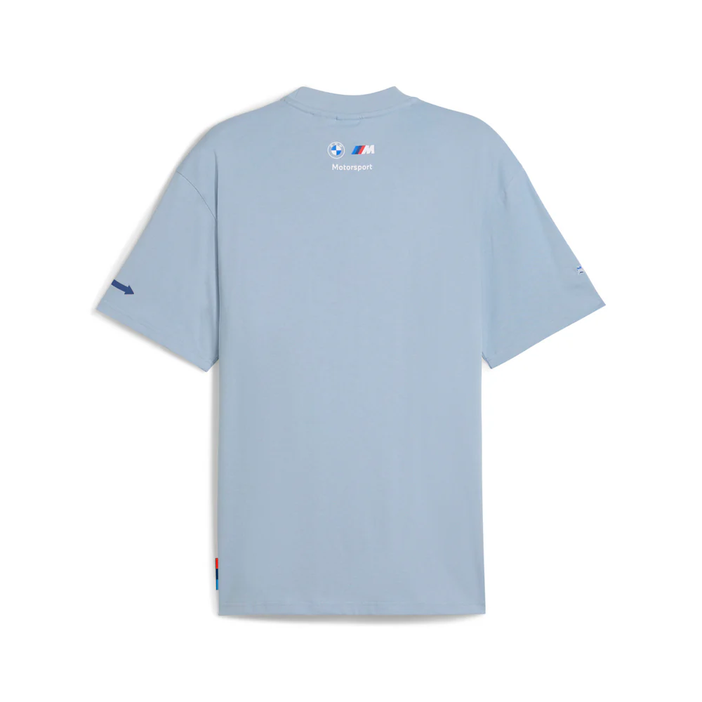 BMW M Motorsport Badge Graphic Crew Neck Short Sleeve T-Shirt - Image 2