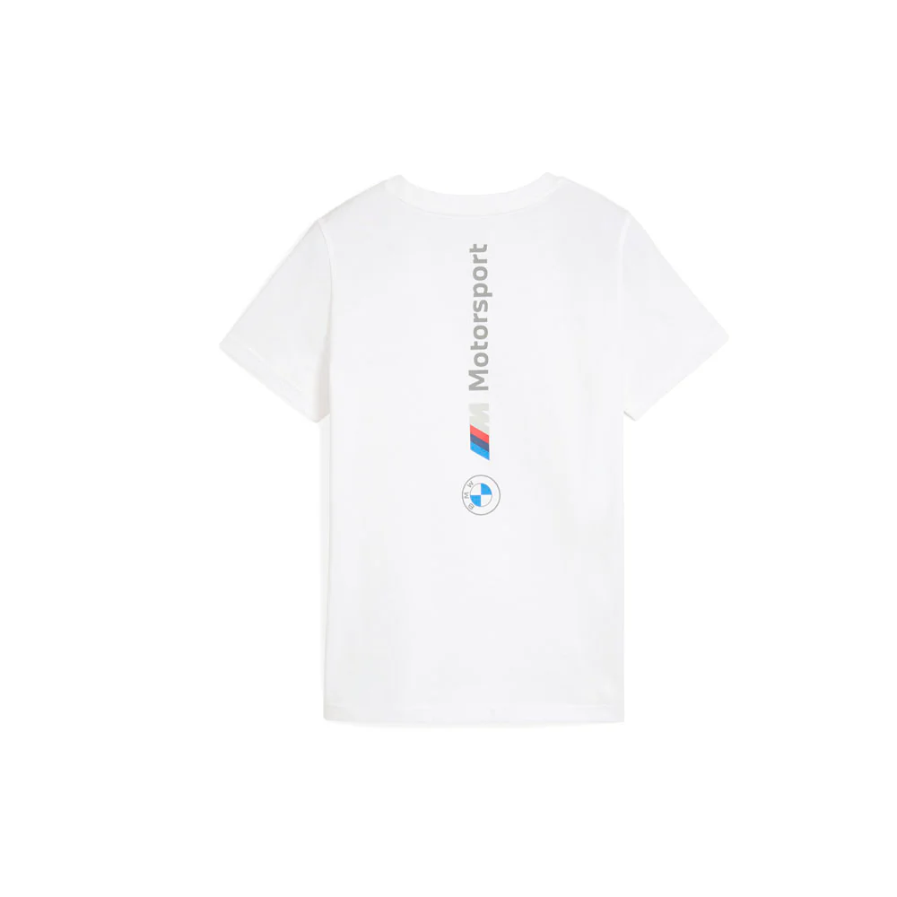 BMW M Motorsport Essentials Motorsport Crew Neck Short Sleeve T-Shirt (Youth) - Image 2