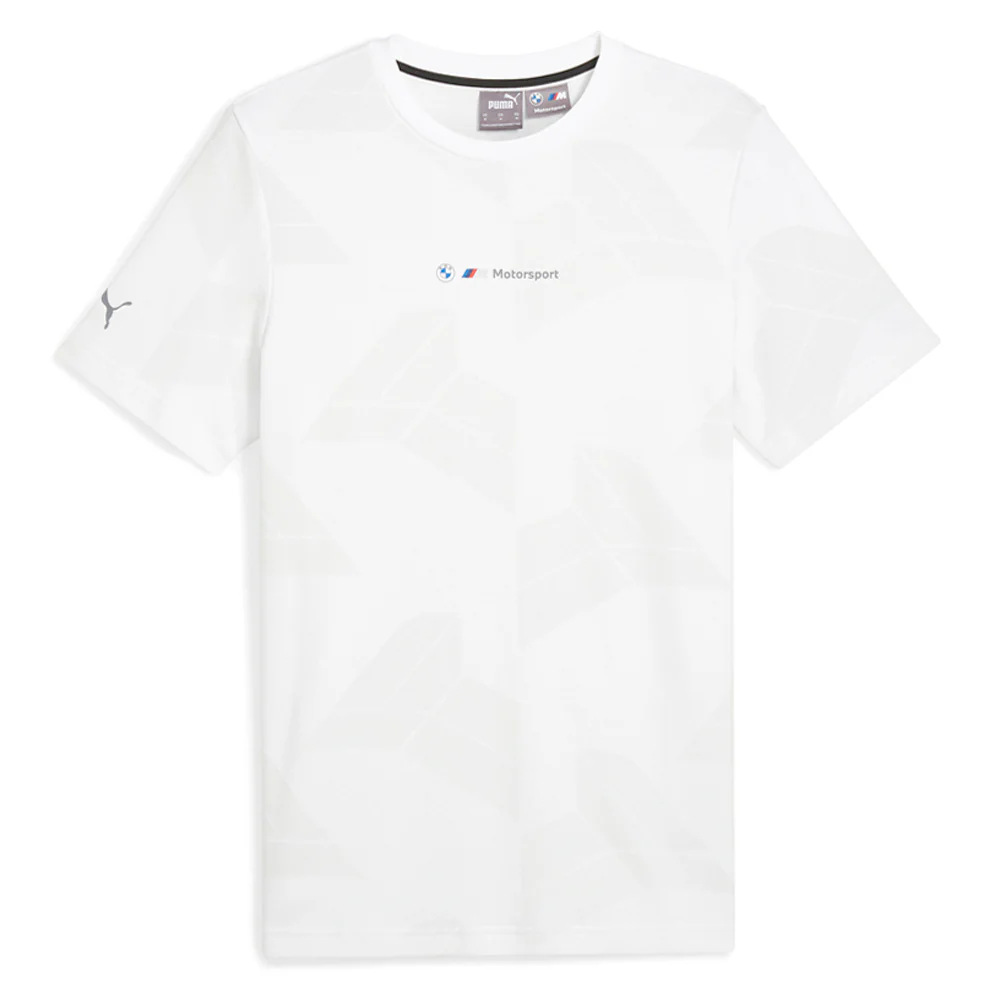 BMW M Motorsport Jacquard Crew Neck Short Sleeve T-Shirt - Image 3
