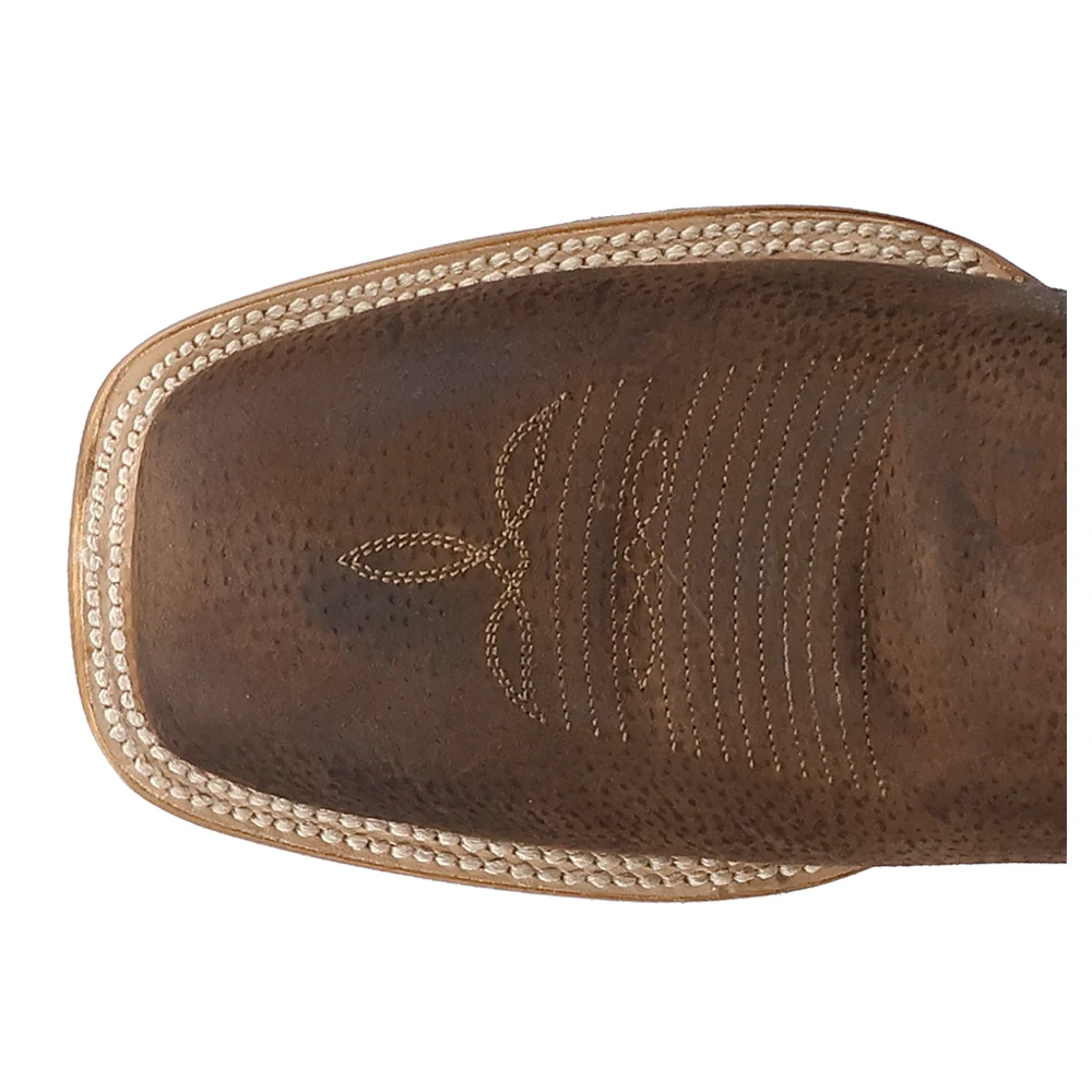 Boar's Run Square Toe Pull On Cowboy Boots - Image 4