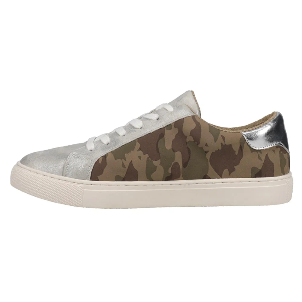 Bolt Camo Lace Up Sneakers - Image 3
