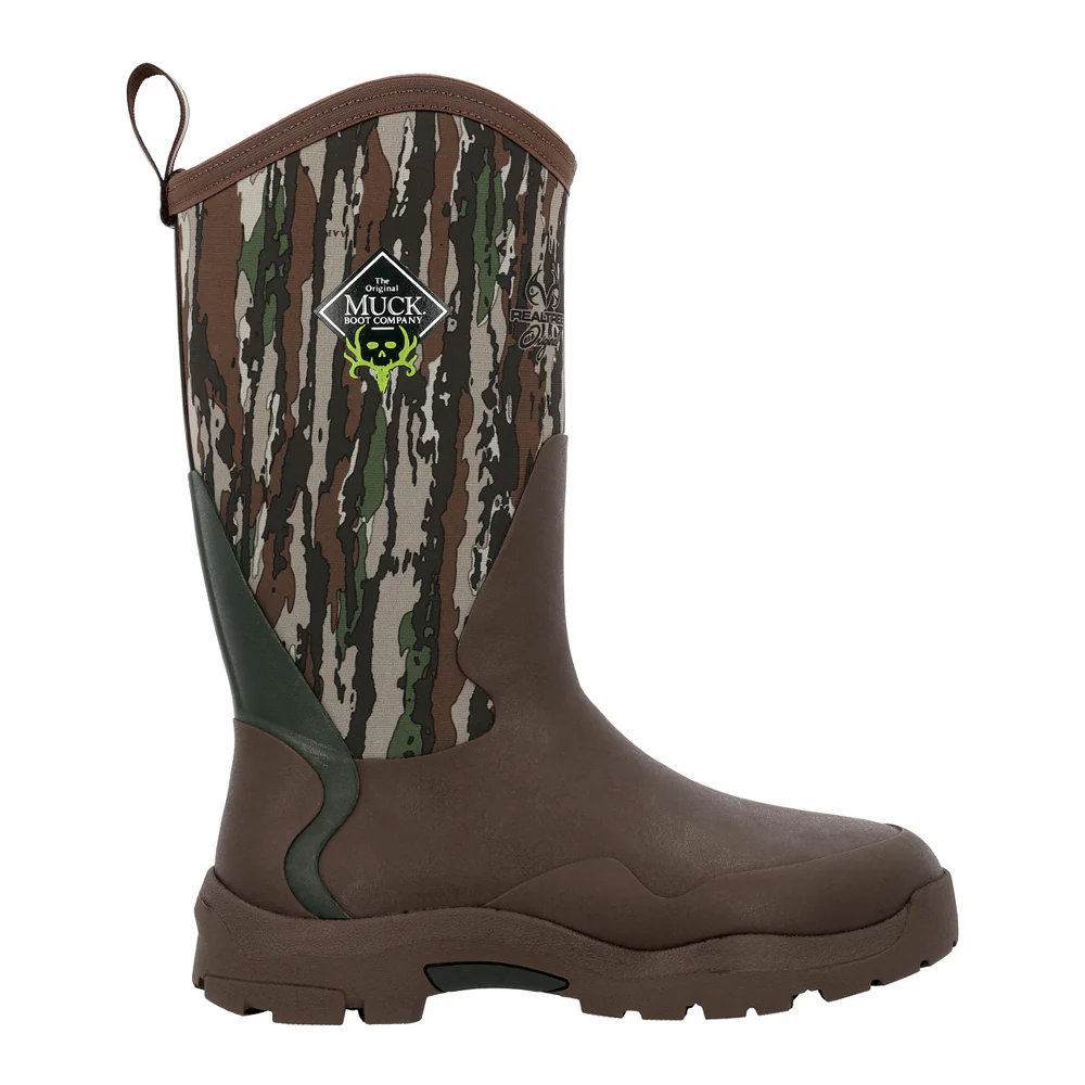 Bone Collector Pathfinder Camo Round Toe Pull On Boots