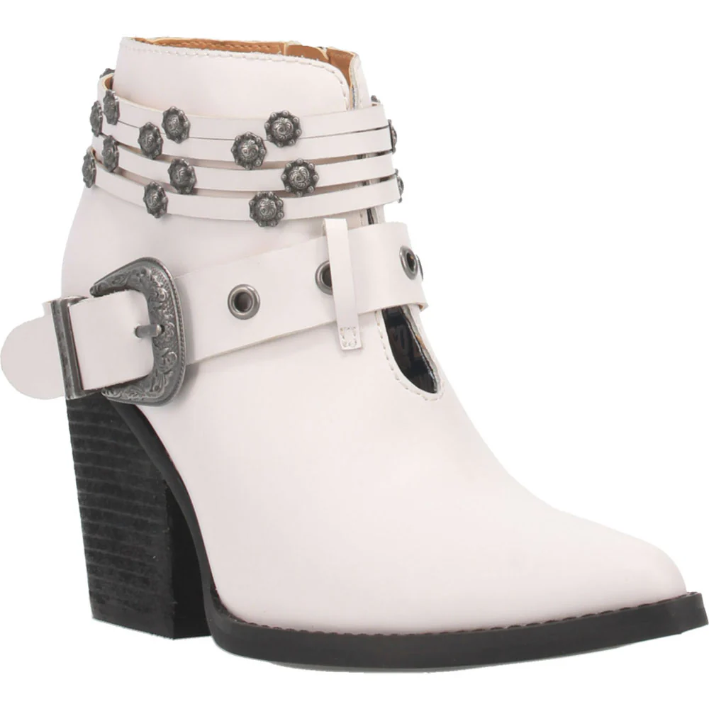 Born To Run Pointed Toe Zippered Cowboy Booties - Image 2