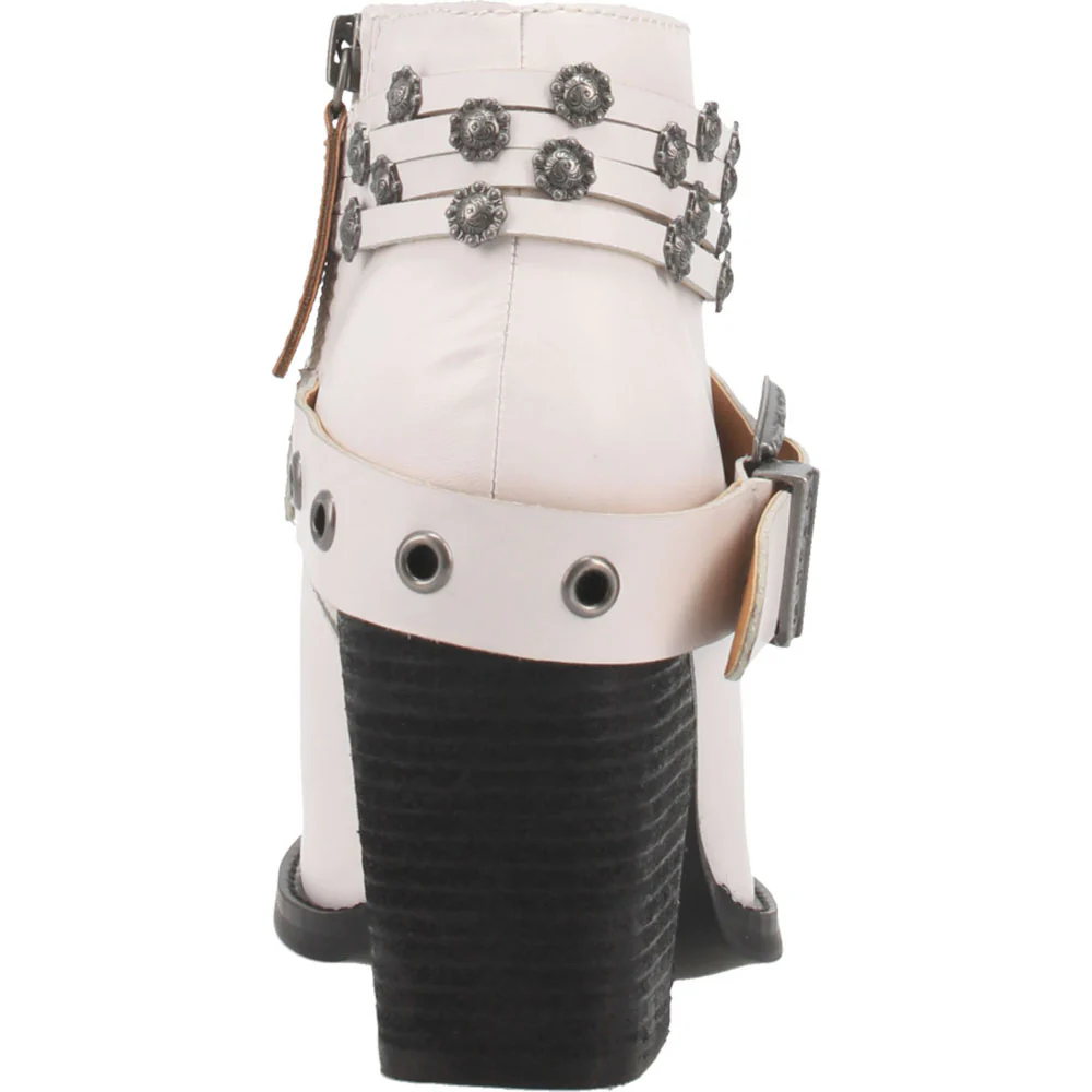 Born To Run Pointed Toe Zippered Cowboy Booties - Image 3