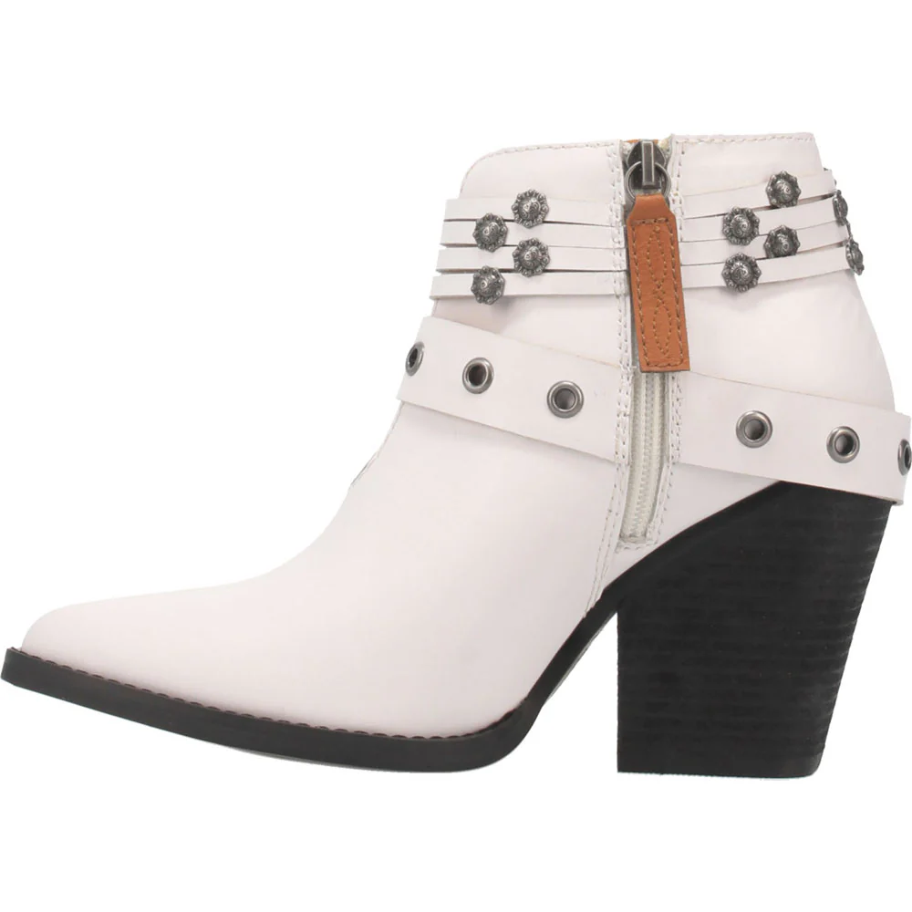 Born To Run Pointed Toe Zippered Cowboy Booties - Image 4