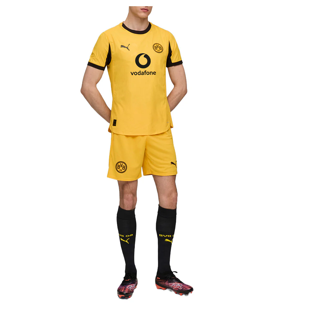 Borussia Dortmund 25/26 Authentic Cup Crew Neck Short Sleeve Soccer Jersey - Image 4