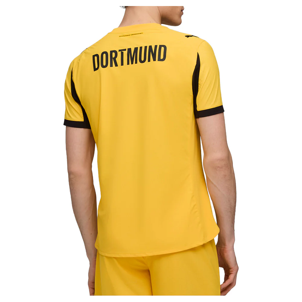 Borussia Dortmund 25/26 Authentic Cup Crew Neck Short Sleeve Soccer Jersey - Image 5